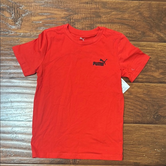 PUMA Kids Red T-Shirt - Picture 1 of 5